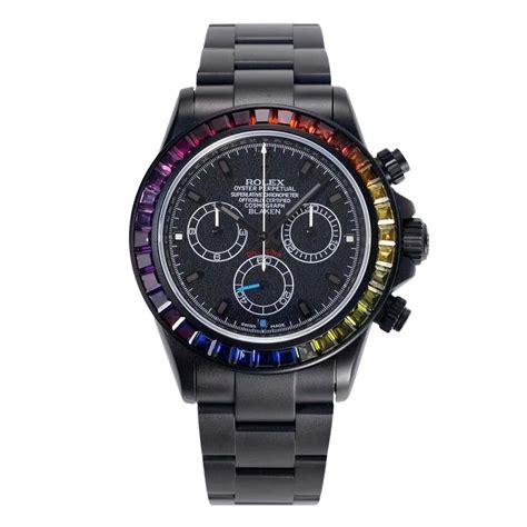 rolex blaken daytona rainbow|rolex daytona rainbow 2022 price.